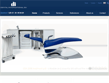 Tablet Screenshot of dental-international.com